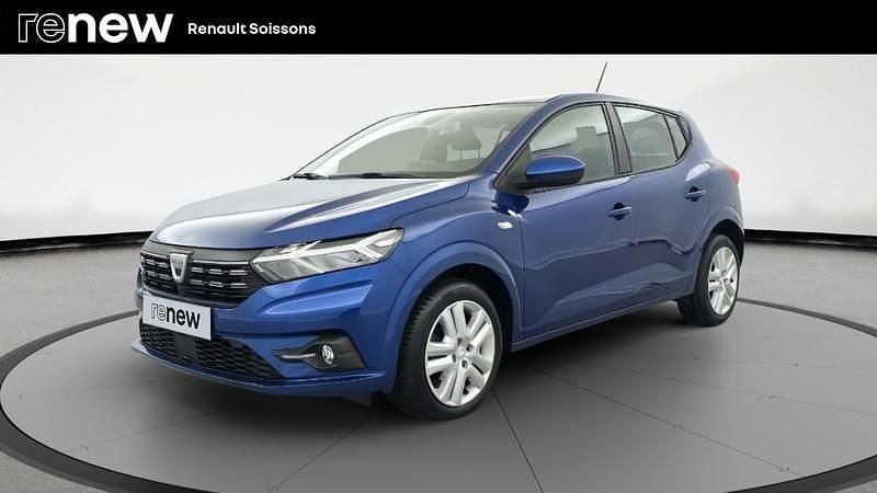 Bleu Utilisé 2021 Dacia Sandero Comfort Citadine | 12 490 € (Prix juste) - Image 1/4