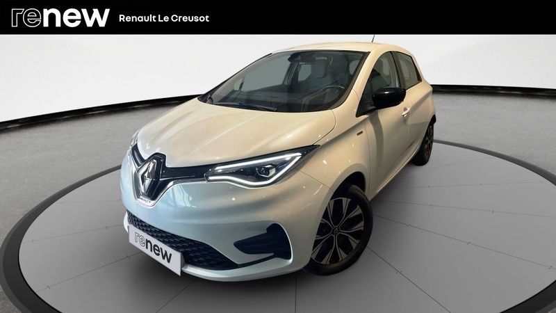 Blanc Occasion 2021 Renault Zoe LIMITED Citadine | 15 390 € (Prix assez cher) - Image 1/4