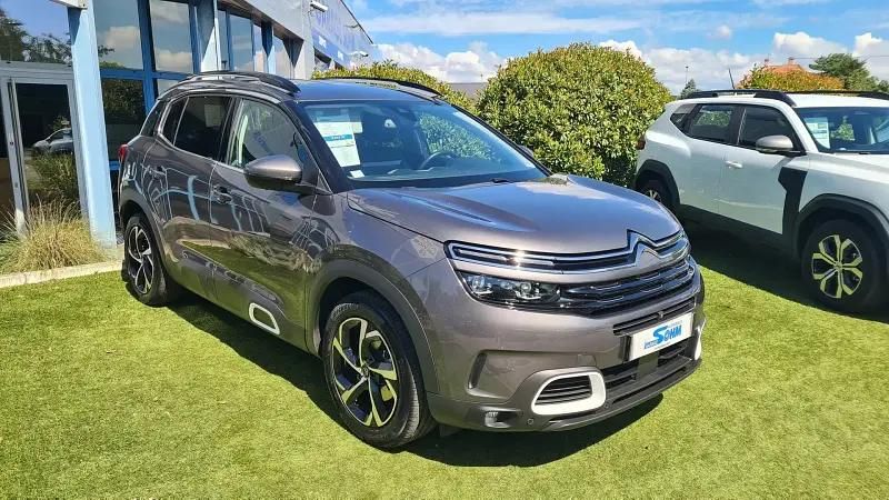 Gris Utilisé 2021 Citroën C5 Aircross PureTech SUV | 19 370 € (Bon prix) - Image 1/4