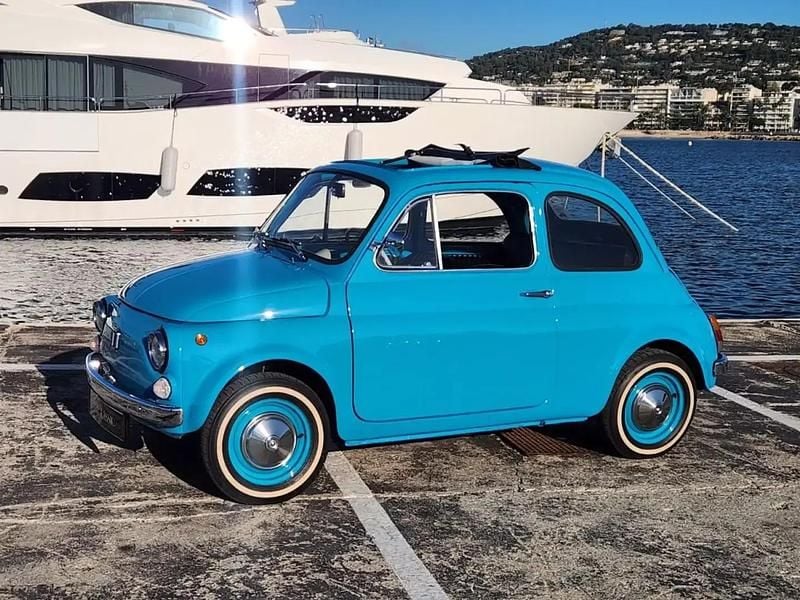 Occasion Fiat 500 1967 Bleu Cabriolet