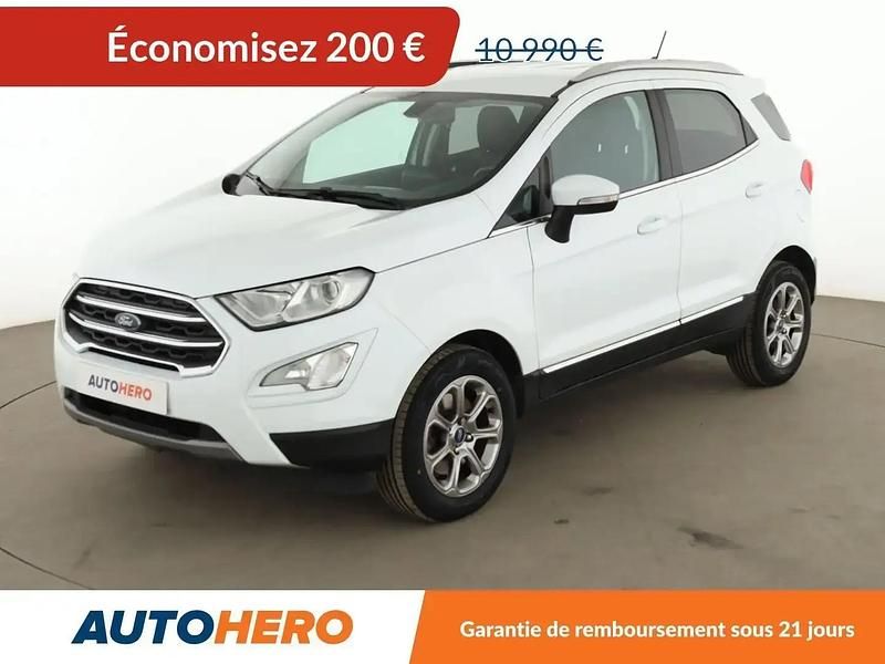 Blanc Occasion 2018 Ford Ecosport Titanium SUV | 10 790 € (Prix juste) - Image 1/2