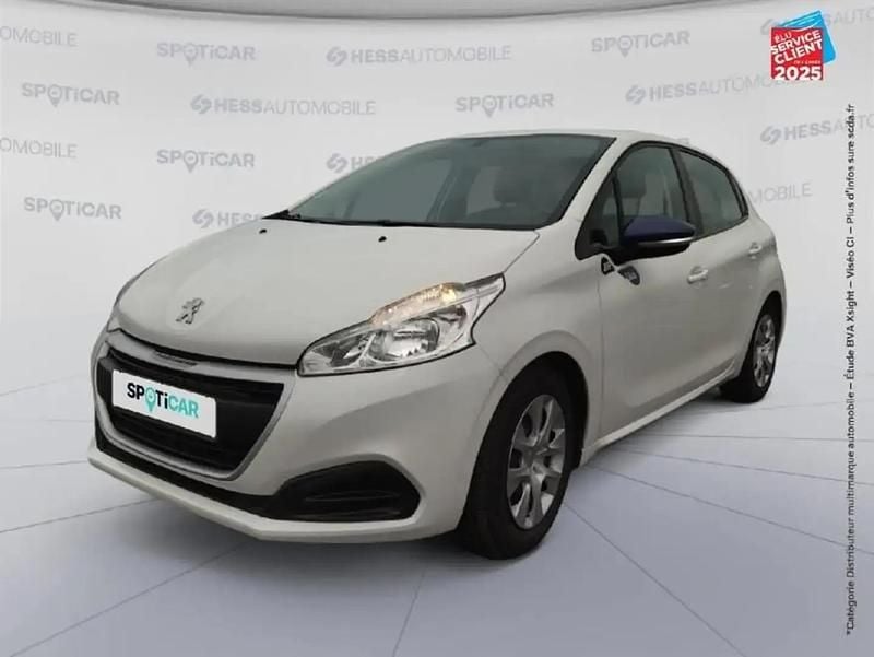 Blanc Utilisé 2018 Peugeot 208 Citadine | 6 999 € (Bon prix) - Image 1/4