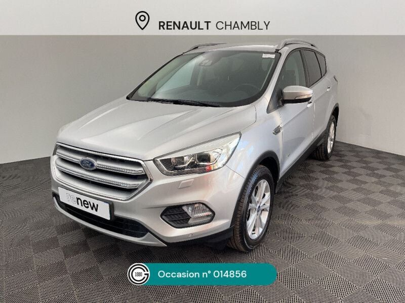 Gris Utilisé 2018 Ford Kuga Titanium SUV | 16 990 € (Prix juste) - Image 1/4