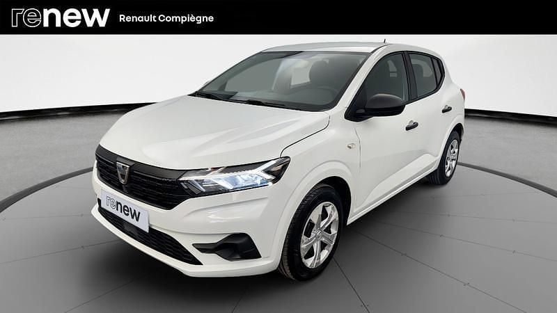 Blanc Utilisé 2022 Dacia Sandero Essentiel Citadine | 11 490 € (Bon prix) - Image 1/4