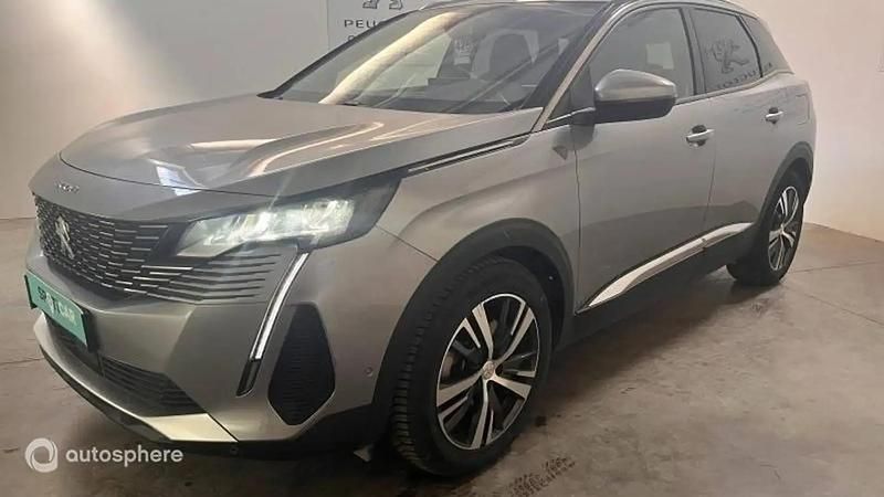 Gris Utilisé 2021 Peugeot 3008 SUV | 22 999 € (Prix juste) - Image 1/4