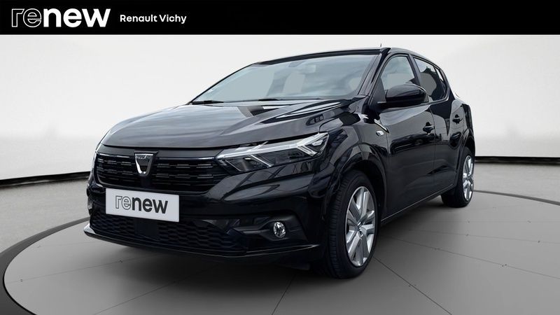 Noir Utilisé 2021 Dacia Sandero Comfort Citadine | 11 390 € (Bon prix) - Image 1/4