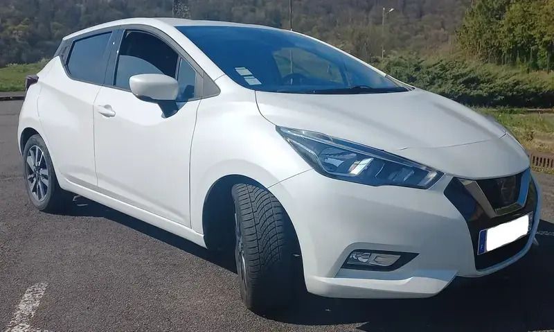 Blanc Utilisé 2018 Nissan Micra N-Connecta Citadine | 10 399 € (Prix juste) - Image 1/4