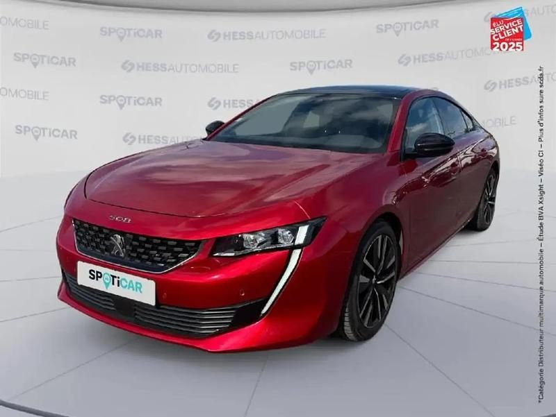 Rouge Utilisé 2021 Peugeot 508 GT Berline | 21 999 € (Bon prix) - Image 1/4