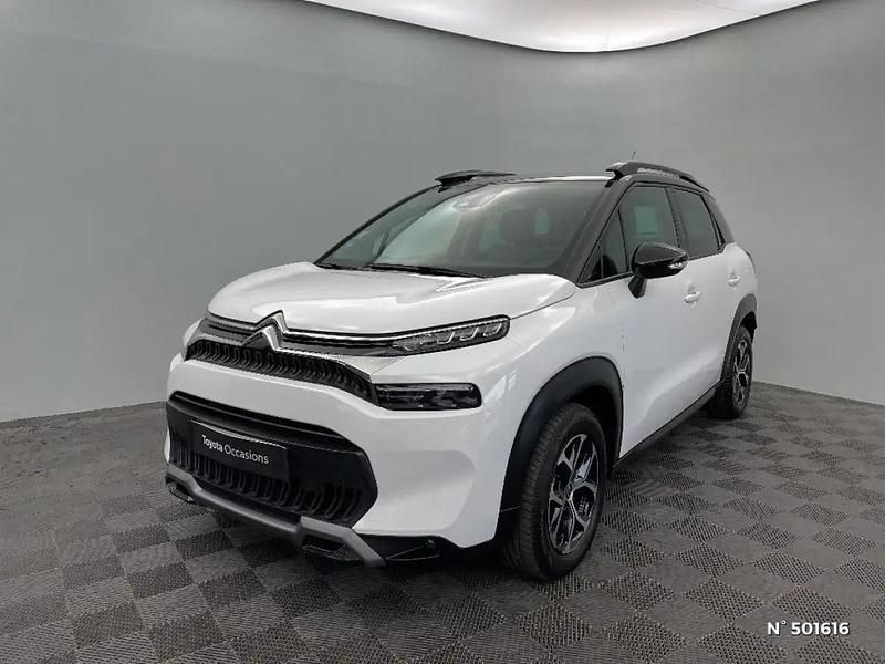 Blanc Utilisé 2022 Citroën C3 Aircross PureTech SUV | 14 990 € (Bon prix) - Image 1/4