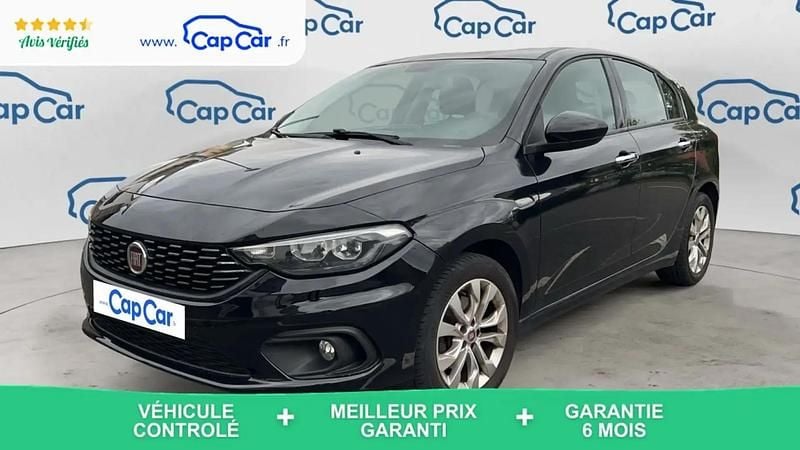 Noir Utilisé 2018 Fiat Tipo Easy Berline | 8 590 € (Prix juste) - Image 1/4