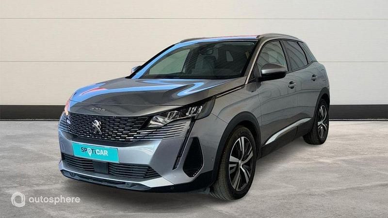 Gris Utilisé 2021 Peugeot 3008 Allure SUV | 26 999 € (Prix cher) - Image 1/4
