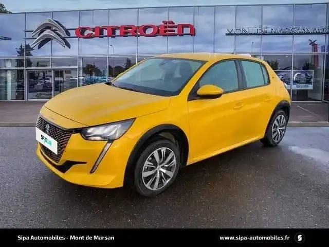 Jaune clair Utilisé 2020 Peugeot e-208 Allure Citadine | 11 490 € (Super prix) - Image 1/4