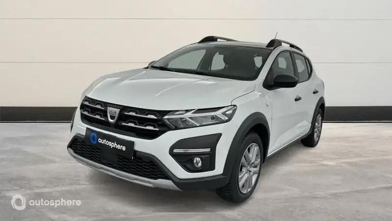 Blanc Utilisé 2021 Dacia Sandero Essentiel Citadine | 14 299 € (Prix juste) - Image 1/4