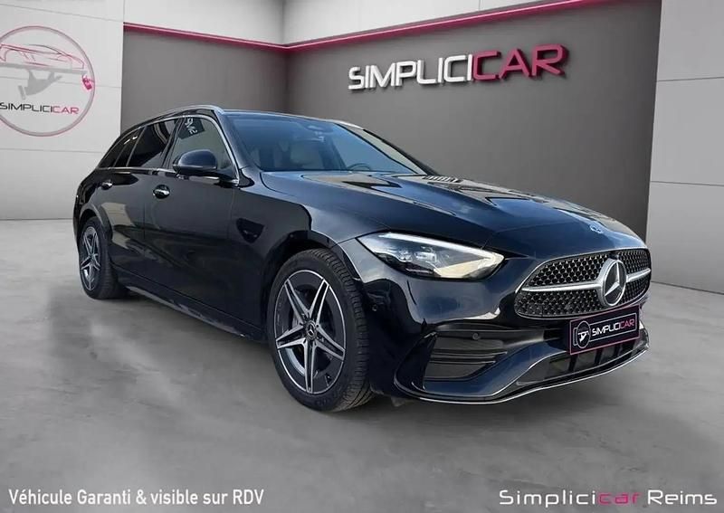 Noir Occasion 2023 Mercedes C300e AMG line Break | 39 980 € (Super prix) - Image 1/4