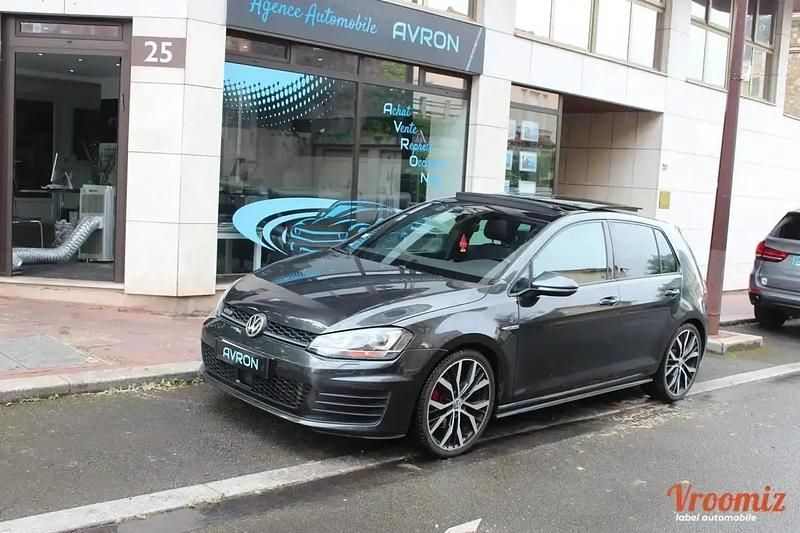 Gris Occasion 2016 VW Golf VII GTD Berline | 19 990 € (Prix assez cher) - Image 1/4