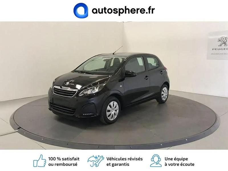 Noir Utilisé 2020 Peugeot 108 Active Citadine | 11 780 € (Prix assez cher) - Image 1/4