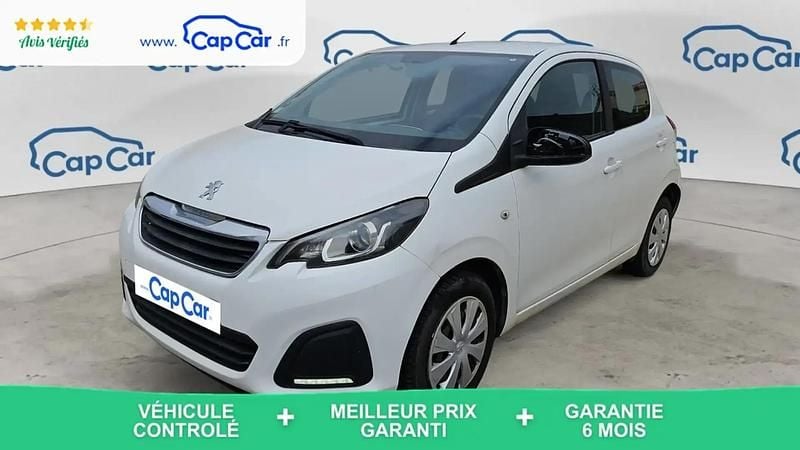 Blanc Utilisé 2015 Peugeot 108 Access Citadine | 4 990 € (Prix juste) - Image 1/4