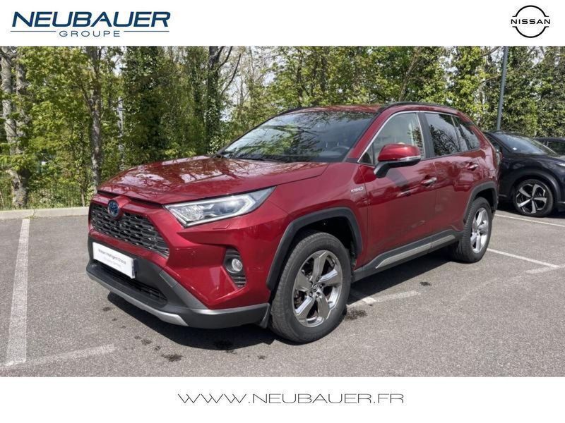 Rouge Utilisé 2019 Toyota RAV4 Hybrid Lounge SUV | 28 890 € (Prix assez cher) - Image 1/4