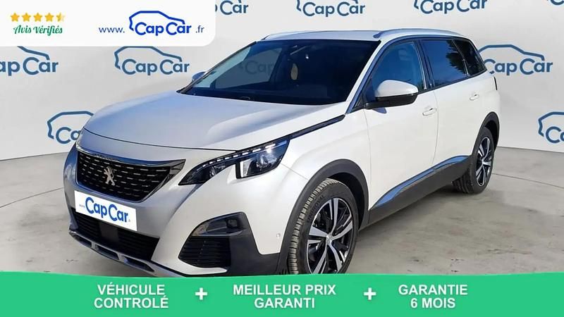 Blanc Utilisé 2020 Peugeot 5008 Allure Monospace | 17 490 € (Prix juste) - Image 1/4