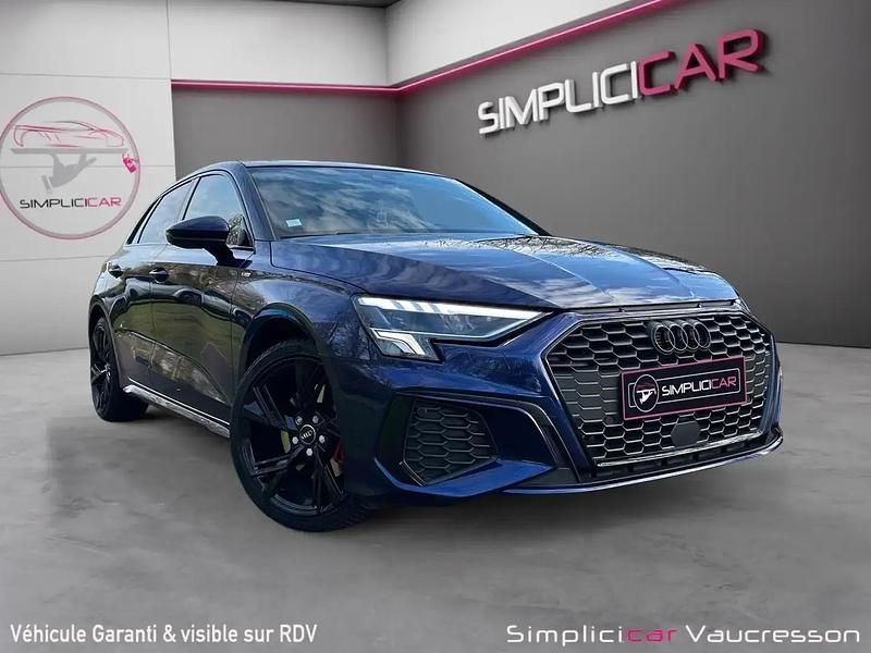 Bleu Occasion 2021 Audi A3 Sportback e-tron Citadine | 36 580 € - Image 1/4