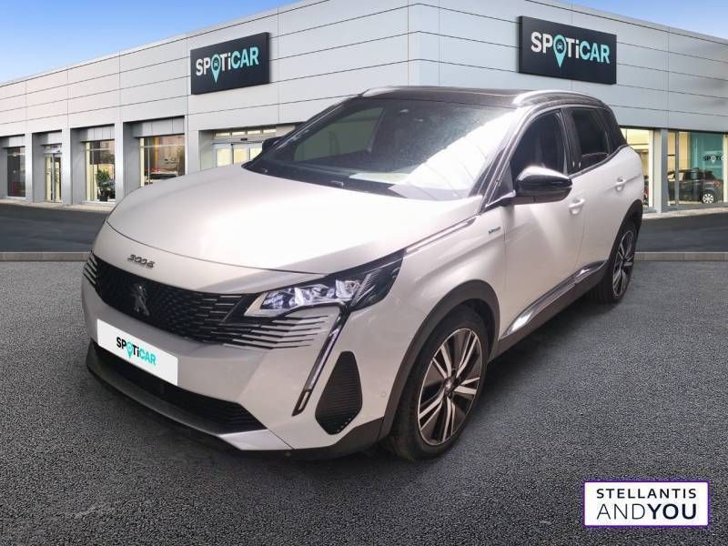 Blanc Utilisé 2021 Peugeot 3008 GT | 25 490 € (Prix assez cher) - Image 1/3