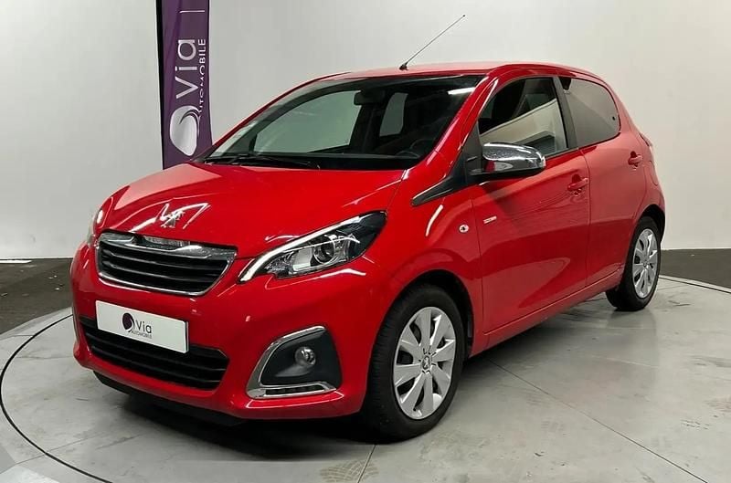 Rouge Utilisé 2020 Peugeot 108 Style Citadine | 8 700 € (Bon prix) - Image 1/4
