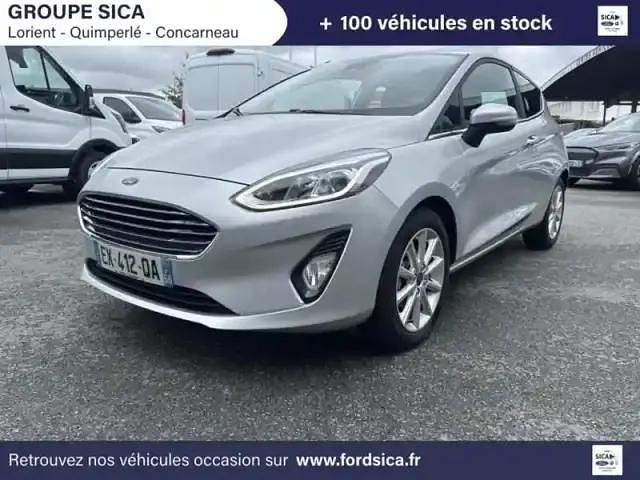 Occasion Ford Fiesta Titanium 2018 Gris lunaire Berline