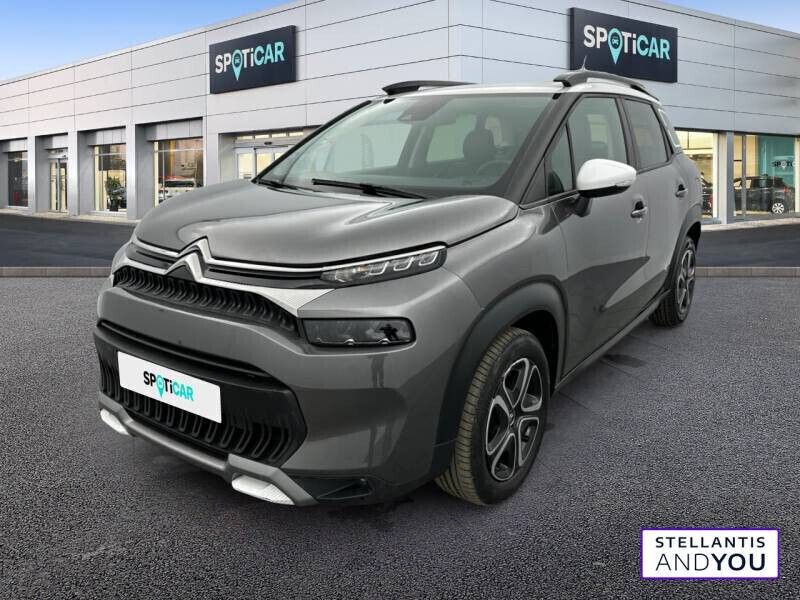 Gris Utilisé 2021 Citroën C3 Aircross PureTech SUV | 13 290 € (Bon prix) - Image 1/4