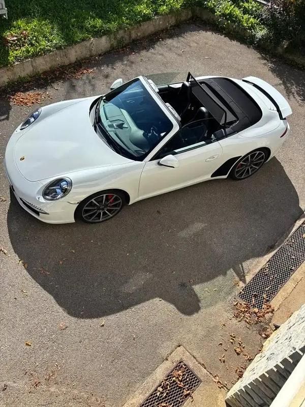 Blanc Occasion 2012 Porsche 911 Carrera S Cabriolet Cabriolet | 107 800 € (Prix juste) - Image 1/4