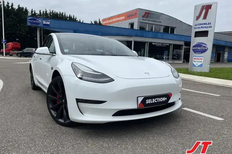 Blanc Utilisé 2019 Tesla Model 3 Performance Berline | 28 890 € (Bon prix) - Image 1/4
