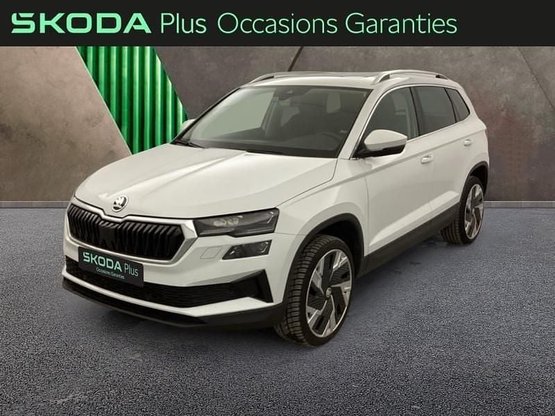 Occasion Skoda Karoq Style 150 ch (110 kW) 2023 Blanc lune métallisée SUV