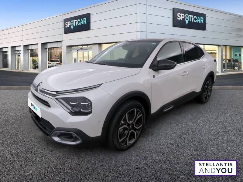 Blanc Utilisé 2023 Citroën e-C4 Shine Berline | 24 690 € (Prix assez cher) - Image 1/4