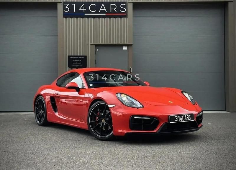 Rouge Occasion 2015 Porsche Cayman Coupé | 75 990 € - Image 1/4