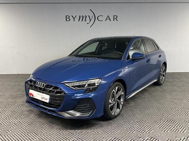 Bleu ascari métallisé Occasion 2025 Audi A3 S-Line | 37 503 € (Prix cher) - Image 1/4