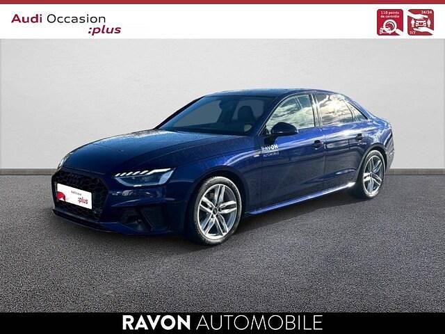 Bleu Utilisé 2025 Audi A4 Competition Berline | 39 990 € (Prix juste) - Image 1/4