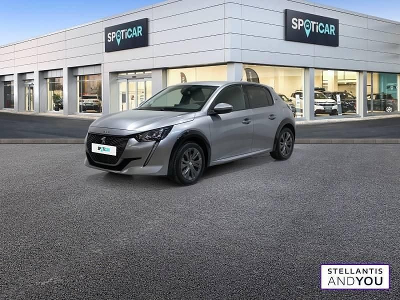 Gris Occasion 2021 Peugeot e-208 Allure Citadine | 14 690 € (Prix juste) - Image 1/4