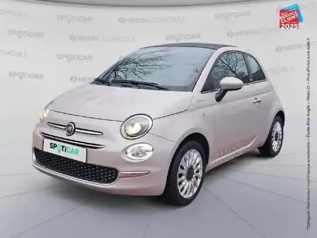 Gris Occasion 2021 Fiat 500C Dolcevita Cabriolet | 11 999 € (Prix juste) - Image 1/4
