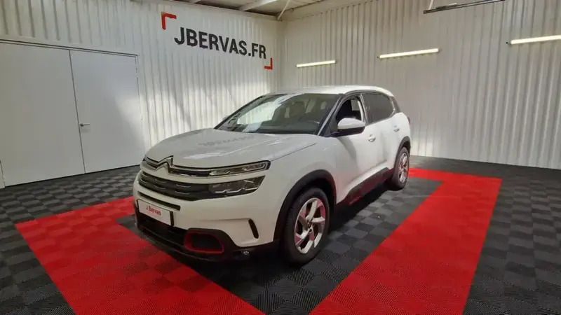 Blanc Utilisé 2020 Citroën C5 Aircross Business Class SUV | 14 990 € (Prix juste) - Image 1/4