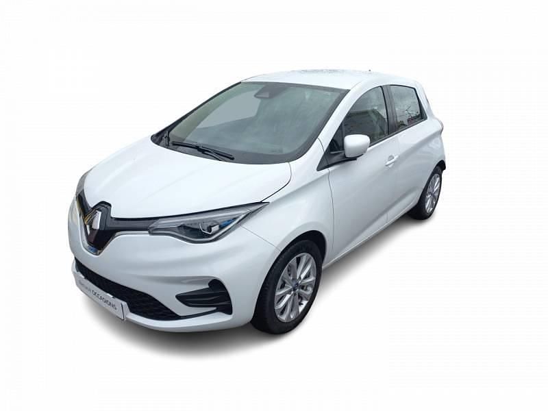 Blanc Utilisé 2021 Renault Zoe Zen Citadine | 14 990 € (Prix juste) - Image 1/4
