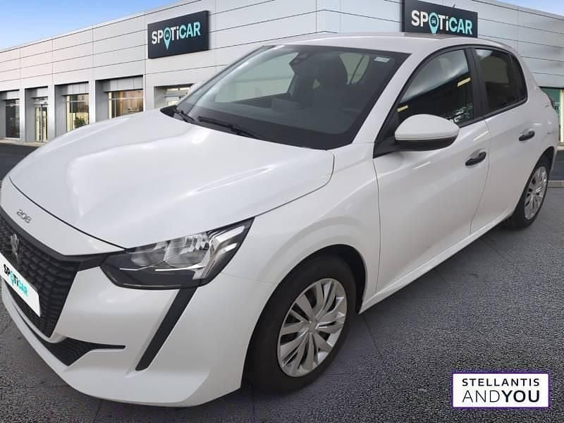 Blanc Utilisé 2021 Peugeot 208 Premium Citadine | 8 990 € - Image 1/4