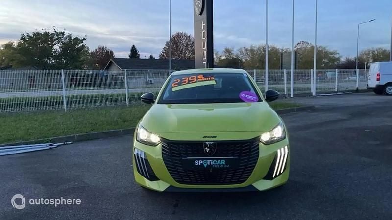 Nouvelle Peugeot 208 Style 102 ch (75 kW) 2025 Jaune Citadine