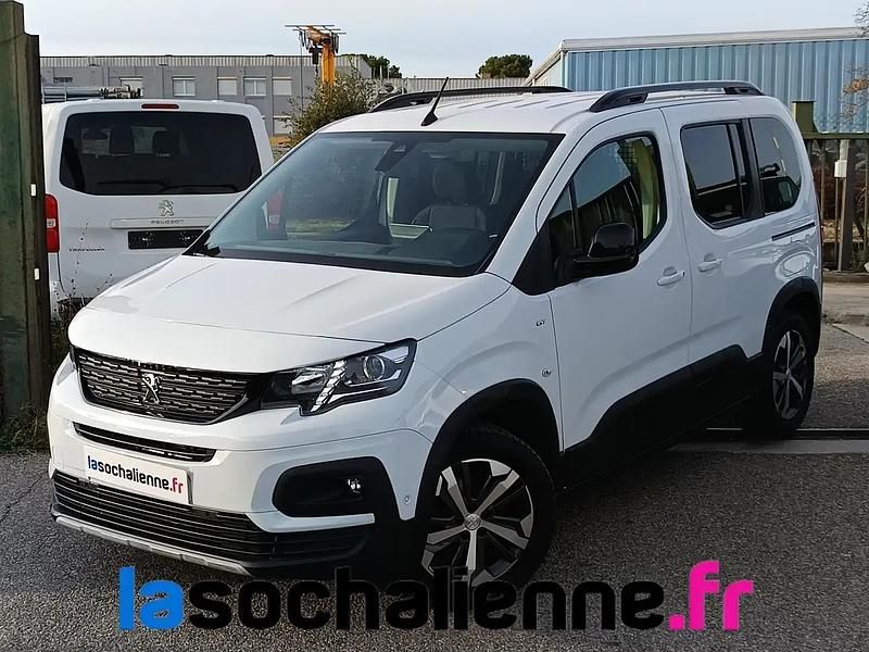 Blanc Utilisé 2023 Peugeot Rifter GT-line Monospace | 23 490 € (Prix juste) - Image 1/4