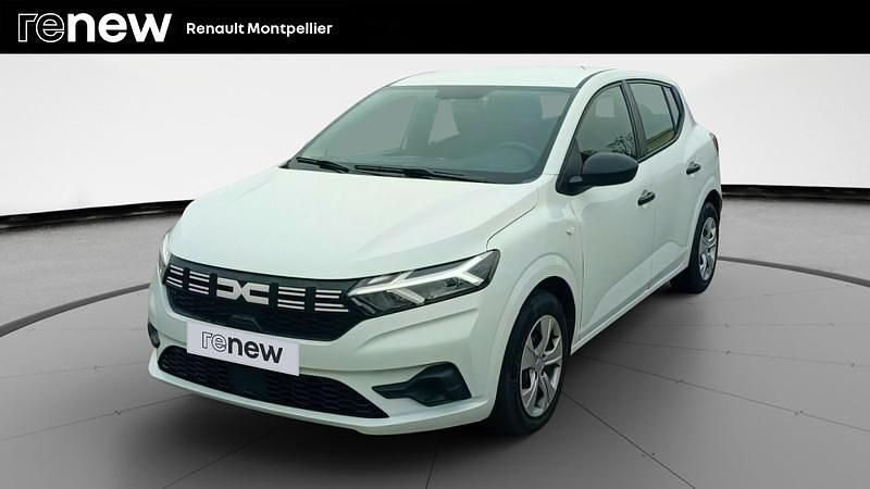 Blanc Utilisé 2023 Dacia Sandero Essentiel Citadine | 12 999 € (Bon prix) - Image 1/4