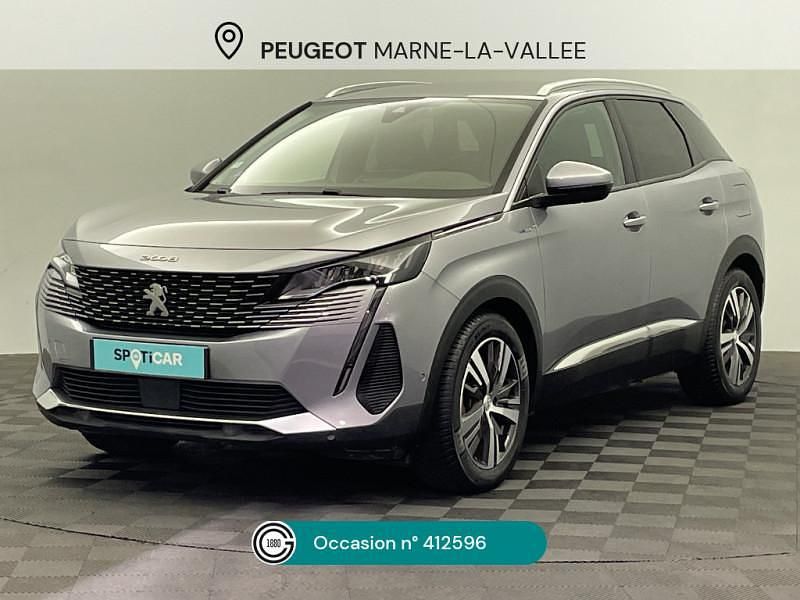 Gris Utilisé 2021 Peugeot 3008 Allure | 21 990 € (Prix juste) - Image 1/4