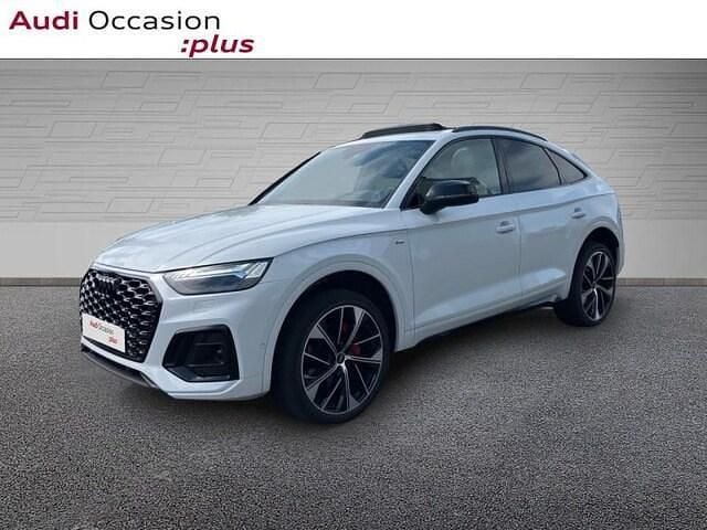 Blanc glacier métallisé Utilisé 2023 Audi Q5 S-Line SUV | 55 990 € (Prix cher) - Image 1/4