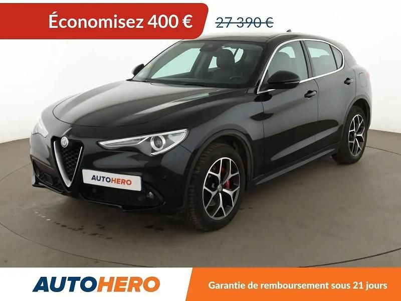 Noir Utilisé 2018 Alfa Romeo Stelvio Super SUV | 26 990 € (Prix juste) - Image 1/2