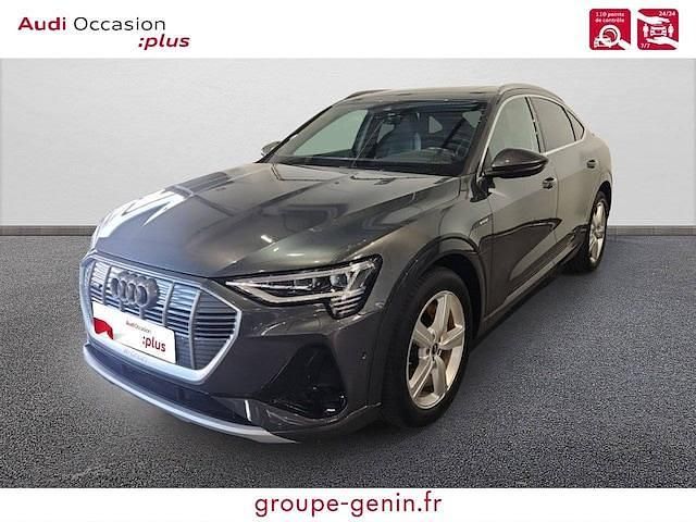 Gris daytona nacré Utilisé 2021 Audi e-tron Sportback S-Line SUV | 39 900 € (Prix juste) - Image 1/4