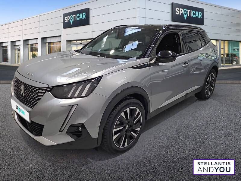 Gris Utilisé 2022 Peugeot e-2008 GT SUV | 19 990 € (Prix juste) - Image 1/4
