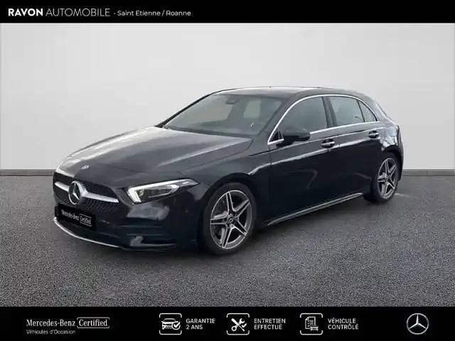 Noir Occasion 2022 Mercedes A200 Berline | 29 390 € (Prix juste) - Image 1/4