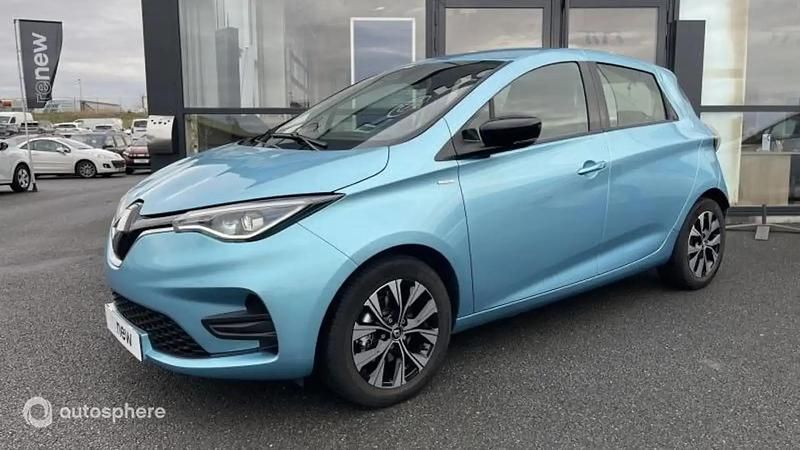 Bleu Occasion 2021 Renault Zoe LIMITED Citadine | 14 599 € (Prix juste) - Image 1/4